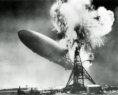 Photo:  1937, Hindenburg disaster